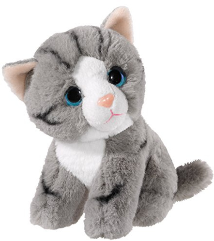 Heunec 276079 plyschdjur, katt, grå med vit