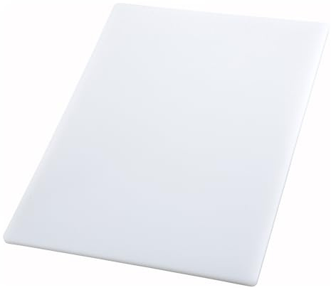 Winco Cutting Board, 18 by 24 by 1/2-Inch, White, 18 x 24