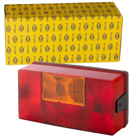 HELLA Rückleuchte - Glühlampe - 24V / 12V - Anbau - ECE | 2VA 006 040-291, Heckleuchte