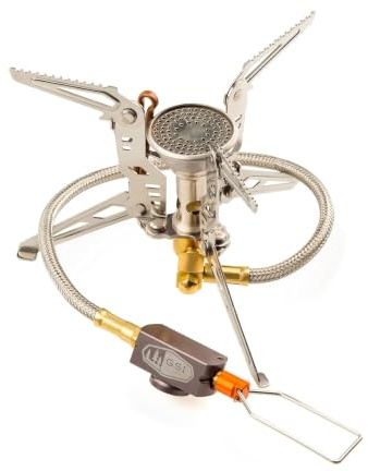 GSI 56003 Outdoors Pinnacle 4 Jahreszeiten-Schlauchkocher 2600 Watt Gaskocher, Silber, M ,