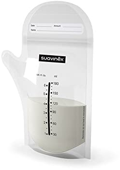 SUAVINEX Bolsas Almacenaje de Leche Materna Pre-Esterilizadas, 25 Unidades (Paquete de 1)