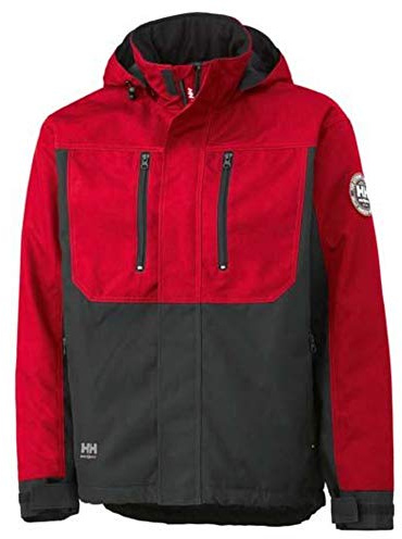 Helly Hansen Workwear Berg 34-076201-130-L Chaqueta Técnica, Hombre, L, Rojo/Negro