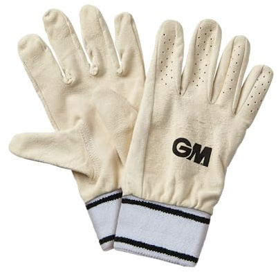GM Full Chamois Herren Leder innen Handschuhe, Blau