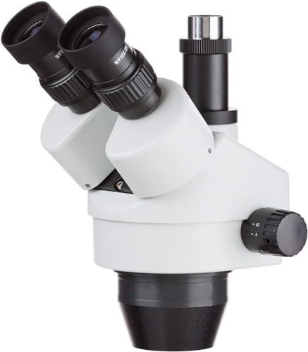 AmScope Cabeza simul-Focal del microscopio estéreo del Zoom de 7X-45X Trinocular