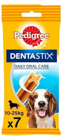Pedigree DentaStix Snacks für mittelgroße Hunde, (1x 1.9 kg)