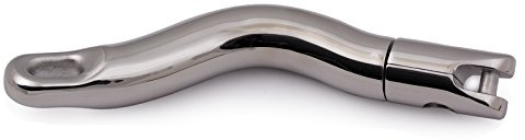 Ankerwirbel Ankerverbinder Edelstahl 220 mm für 6 / 8 mm Kette gebogen