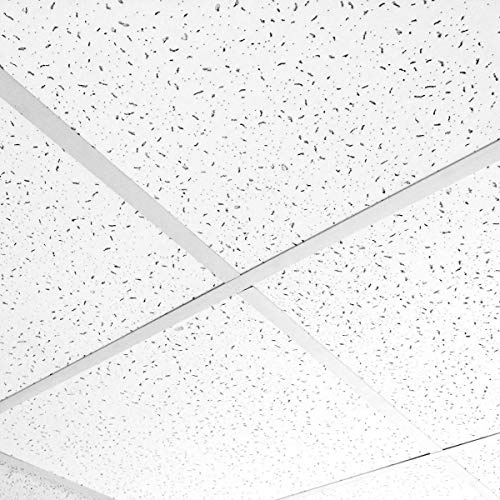 SPINTONE FLAT 360 Suspended Ceiling Tiles Board 600 x 600mm 16 Tiles/Box 24MM