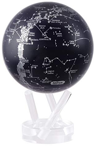 MOVA Globe - Constellations Classic (4.5) | Solar-Powered Star Map for Astronomy Lovers, No Batteries or Cords, Unique Desk Gift