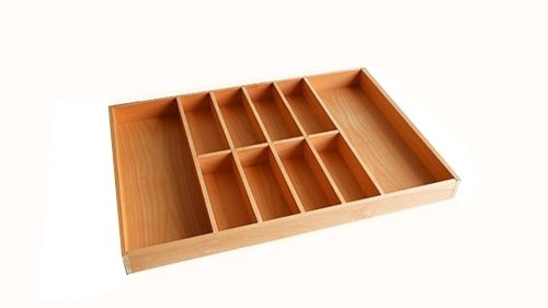 Besteckeinsatz BUCHE 80er Schubl. B 724 x T 472 mm passend für BLUM Legra 16 mm Schubladen