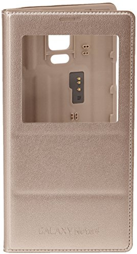 Samsung EF-CN910BE Etui à rabat S-View pour Samsung Galaxy Note 4 Or