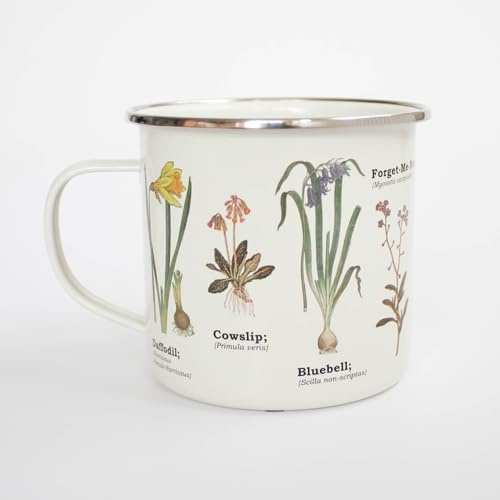 Campfire Mug with Wild Flowers by Gift Republic
