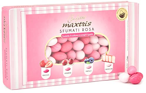 Confetti Maxtris, Sfumato Rosa, 1 kg - 1000 gr (Il pacchetto può variare)