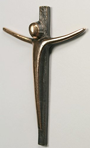 MaMeMi Croix Bronze 11 cm Wall Art pour Salle à Manger, Chambre à Coucher