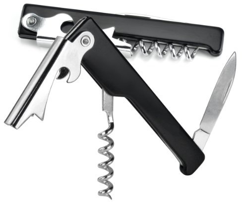 Bella Vita - Black & Silver Waiter Corkscrew