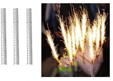 100 Candeline Magic Flambe Fontane Luminosa Party Torta 12Cm Categoria F1 (Uso Interno Ed Esterno)