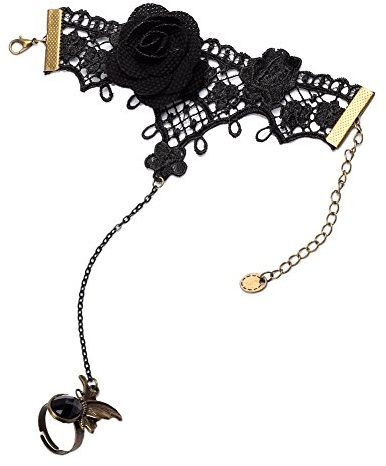 BLESSUME Steampunk Manschetten Gothic Victorian Handstulpe Armbänder (R)