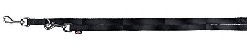 TRIXIE Premium Verlängerungsleine doppelt L - XL 200 m / 25 mm schwarz, Small/Medium