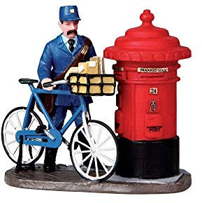 „Der Postbote“-Figur aus der Weihnachtswelt von Lemax (02753)