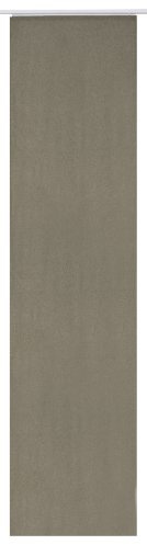 Elbersdrucke blickdichter Schiebevorhang Lino 06 braun 245 x 60 cm Flächenvorhang für Wohnzimmer Schlafzimmer Flur 190279