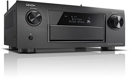 Denon AVR-4200W récepteur AV 7.2 surround (Dolby Atmos, dts-X, WLAN, Bluetooth, Spotify Connect, 7 + 1 HDMI 3D / 4K, 3 sorties HDMI, HDCP 2.2, application contrôlée, trois zones, 7x200Watt) Noir
