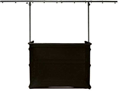 Gorilla GDS-4 4ft Disco DJ Stand Booth inc Scrim Cloth Kit & Shelf