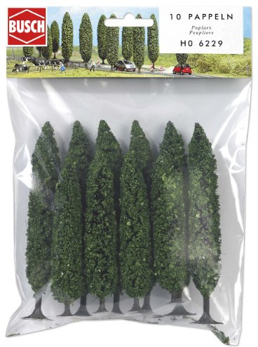 Busch - 10 Pappeln 95/120 Mm H0 (Bu6229)