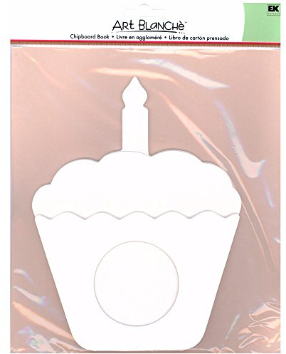EK Success Art Blanche' Chipboard Book, Cupcake
