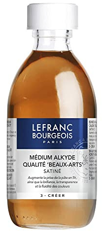 Lefranc & Bourgeois Malmittel, Alkydmalmittel für Ölfarben in 250 ml Flasche