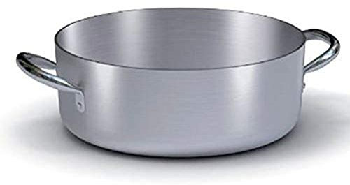 Ballarini Casseruola Bassa Professionale, Alluminio, Grigio, 40 cm