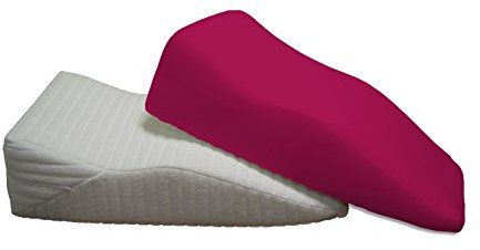 Dukal | Bezug für Witschi Venenkissen | Größe A | 2 Stück | aus hochwertigem DOPPEL-Jersey | 100% Baumwolle | Farbe: Fuchsia