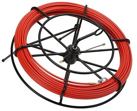 Anguila - Pasacables acero nylon 6mm 40m h450 rojo