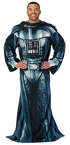 Northwest Coperta con maniche, realizzata in 100% poliestere, nero, adulto (122 x 180 cm)