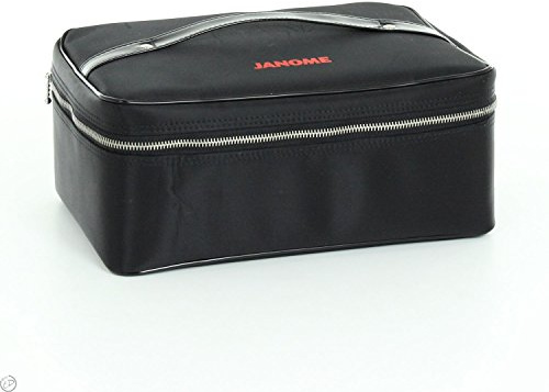 Janome Nähzubehörkoffer mit Spezialeinlagen aus strapazierfähigem Nylon für Nähfüße, Spulen, Nähutensilien, Werkzeug uvm.