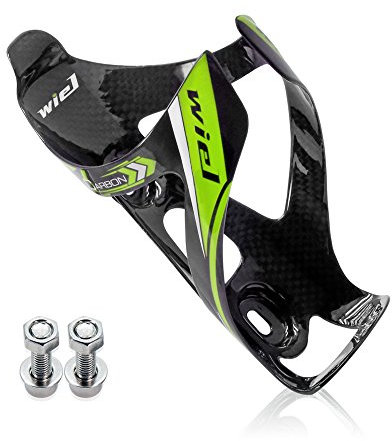 Wiel Flaschenhalter Fahrrad, MakeTheOne Voll Carbon Fiber Fahrradflaschenhalter Trinkflaschenhalter Lightweight Wasserflaschenhalter Flasche für MTB & Rennrad