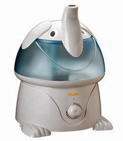 Crane Adorable Animal, ELEPHANT, Whisper-quiet Ultrasonic Cool Mist Humidifier (UK Model). Large: 8 Litre output per day* relief from cough, cold and flu symptoms. Ideal for a Childs/Baby’s Bedroom