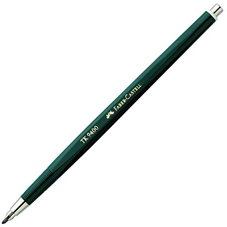 FABER-CASTELL - Fallminenstift TK 9400 2 mm Mine OH | Kräftige Spannzange für festen Minensitz, nachfüllbar mit TK 9071 Minen, für Zeichnen und Skizzieren