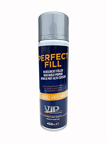 Voelkel VIP Perfect-Fill - Dickschichtfüller für Kunststoff und Metall, 450ml, Grau, Füller