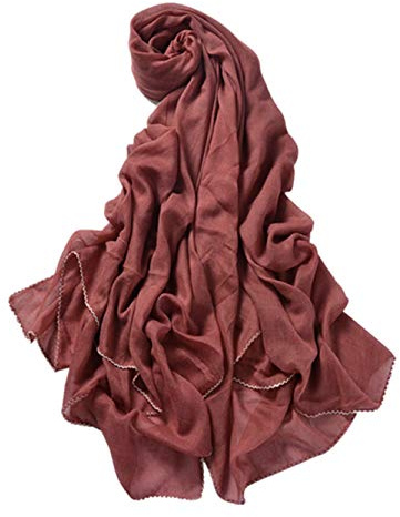 Etole écharpe XXL pour Femme Uni en viscose dans différents couleurs et tailles - rouge - XXL