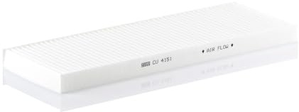 MANN-FILTER CU 4151 Innenraumfilter/Kabinenluftfilter - für Pkw + Transporter | Cu 4151 Kompatibel mit Vectra B (J96),Vectra B Caravan (J96),Vectra B CC (J96)