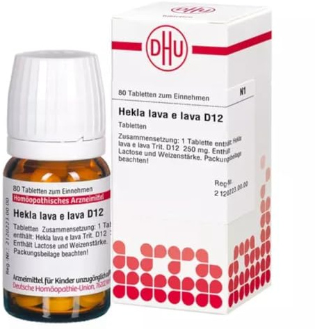 DHU Hekla lava e lava D12, 80 St. Tabletten