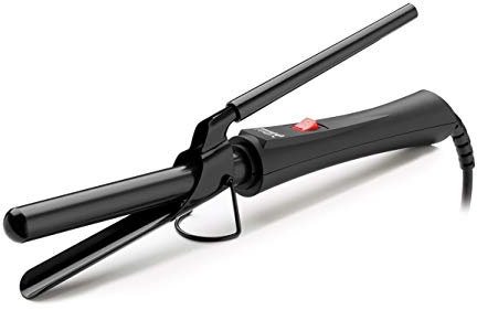 GAMMAPIU’ Ferro Arricciacapelli Professionale Iron Ready T&C, Ceramica alla Tormalina, Onde Larghe e Strette, Effetto Mosso a Lungo, Riscaldamento Rapido, Riduce l'Elettrostaticità, Ricci