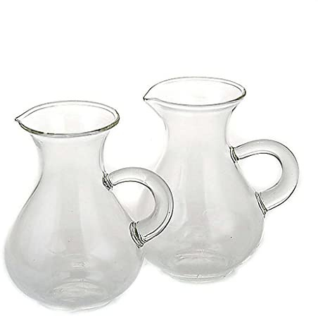 Holyart Coppia di ampolline sfuse Vetro soffiato