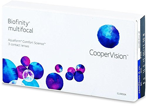 CooperVision Biofinity Multifocal Monatslinsen, 3 / BC 8.60 / DIA 14.00 / -10.00 Dioptrien