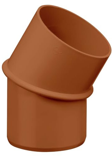 INEFA tubo di curva a 30° grondaia Plastica, caso, tubo piegato, l'angolo per Regenfallrorhr, tubo downcomer - connettore, accessori, grondaie connettore tubo 100mm Marrone