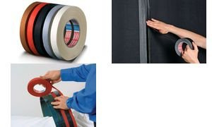 tesa tesaband ® 4541 Klebeband, 50 mm, schwarz, 50 m Rolle