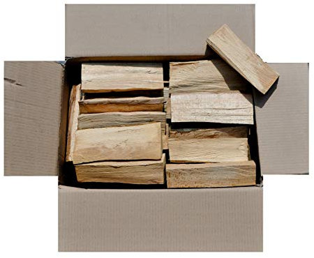 BlackSellig® Kaminholz Hainbuche 25 cm – Trocken & ofenfertig – Premium Brennholz aus Europa für Kamin, Ofen & Smoker (120kg Hainbuche)