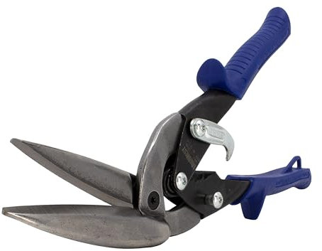 MIDWEST Power Cutters MWT-6516 Schneidschere mit langer Schnittlinge, gerader Schnitt, versetzte Blechschere mit geschmiedeter Klinge und Kush'n-Power Komfortgriffen