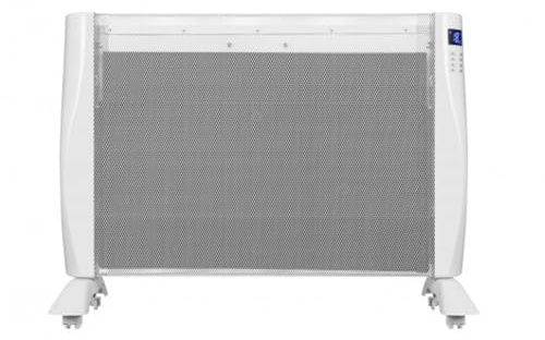 DREXON – Radiateur Électrique Mobile ou Fixe 1500W - Panneau Rayonnant Programmable - Chauffage d’Appoint Intérieur - Thermostat Électronique - Affichage Digital - Détection Fenêtre Ouverte - Blanc
