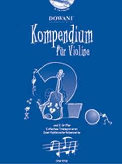 KOMPENDIUM FUER VIOLINE 2 - arrangiert für Violine - mit 2 CD´s [Noten / Sheetmusic] Komponist: HOFER JOSEF [Unbekannter Einband]