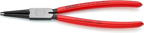 Knipex Circlip Pliers for internal circlips in bore holes black atramentized, plastic coated 225 mm 44 11 J3